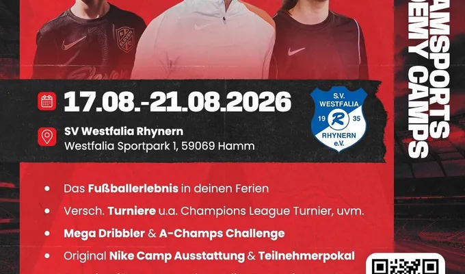 Fünftägiges Fußballcamp - 17.08.-21.08.2026