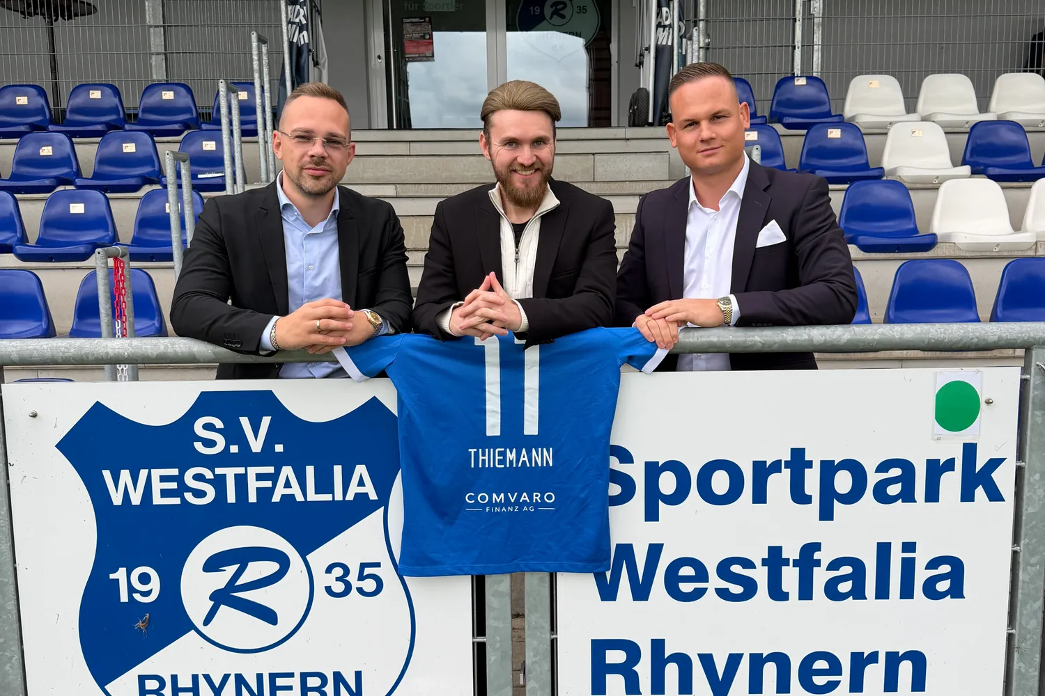 Comvaro AG wird neuer Trikot-Rückensponsor bei Westfalia